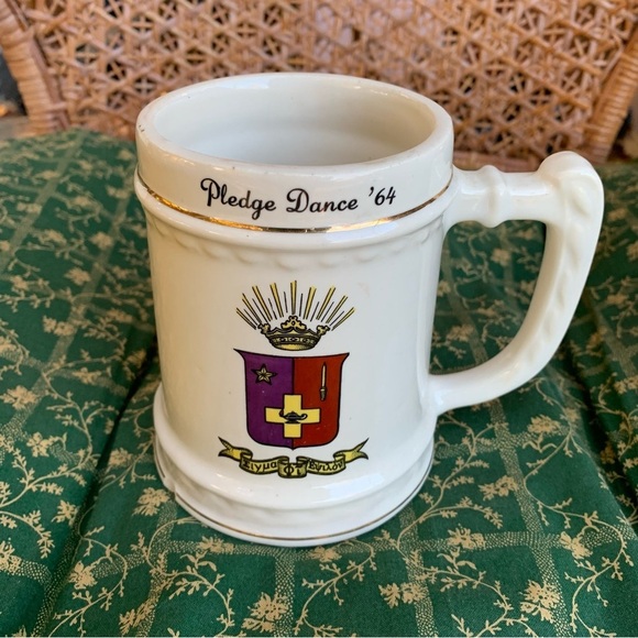 Vintage Alpha Epsilon Sigma Fraternity 1964 Pledge Dance Coffee Mug Beer Stein - Picture 1 of 5